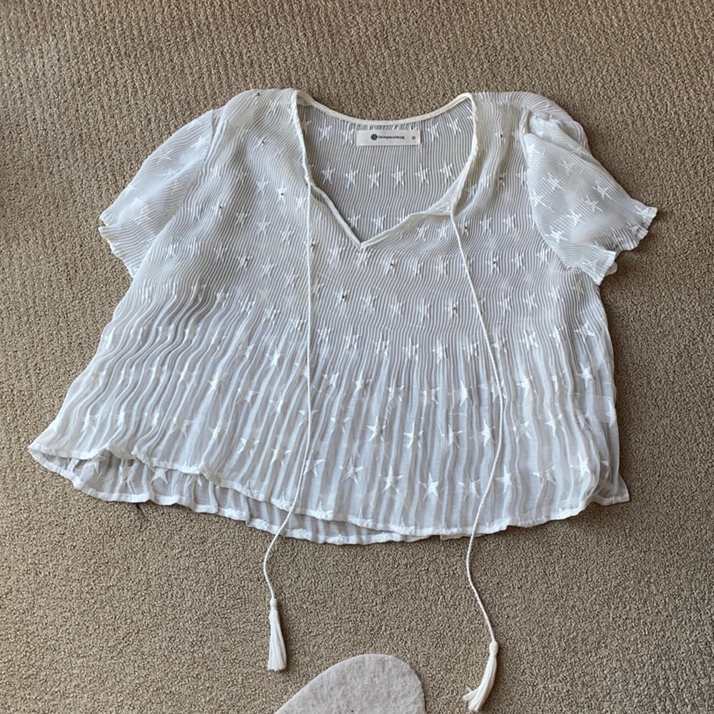 impeccable pig sheer star top